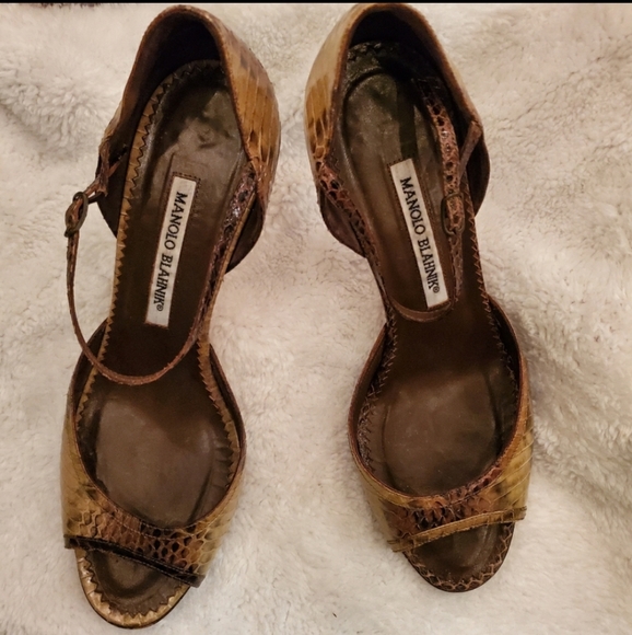 Manolo Blahnik Shoes - 🚫Manolo Blahnik Phython Heels